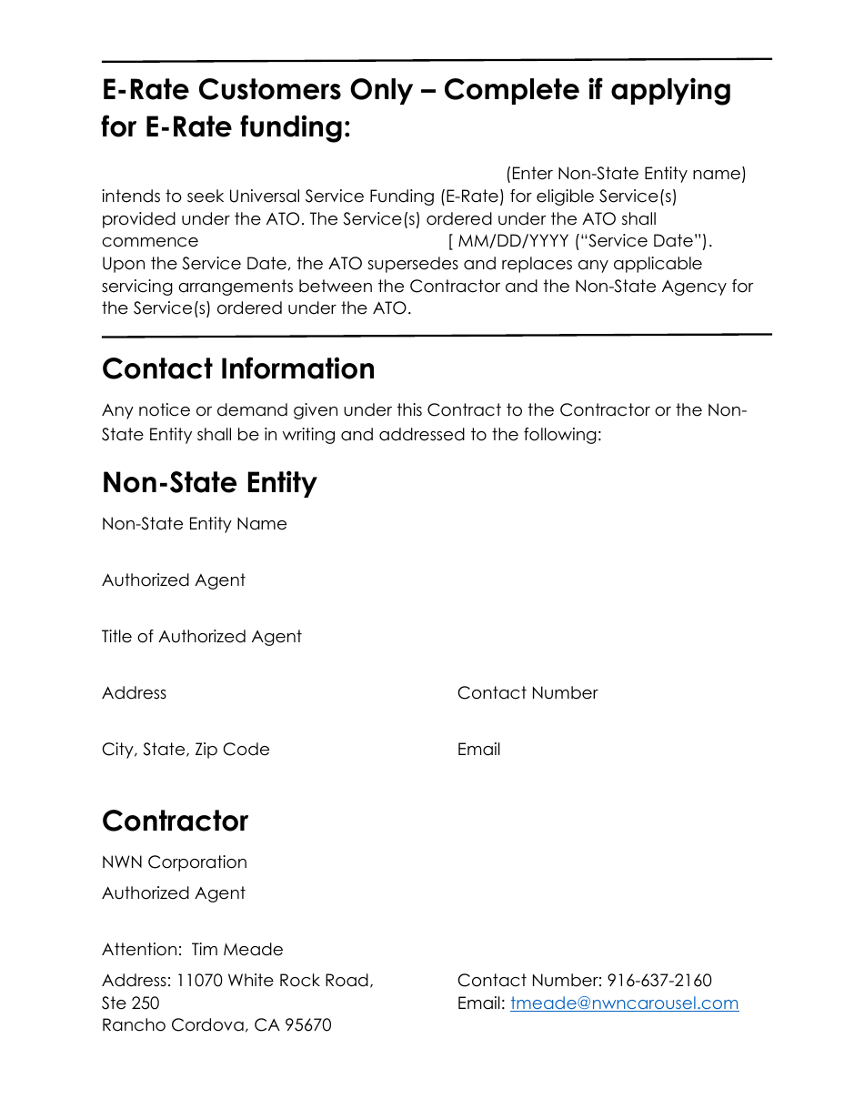 Calnet Authorization to Order (Ato) - Categories 20-30 - Nwn Corporation - California, Page 4