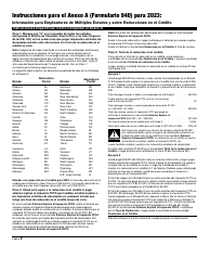 IRS Formulario 940 (SP) Anexo A Informacion Para Empleadores De Multiples Estados Y Sobre Reducciones En El Credito (Spanish), Page 2