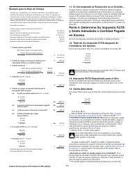 Instrucciones para IRS Formulario 940 (SP) Declaracion Del Impuesto Federal Anual Del Empleador Del Impuesto Federal Para El Desempleo (Futa) (Spanish), Page 13