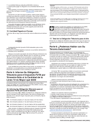 Instrucciones para IRS Formulario 940 (SP) Declaracion Del Impuesto Federal Anual Del Empleador Del Impuesto Federal Para El Desempleo (Futa) (Spanish), Page 14