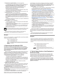 Instrucciones para IRS Formulario 940 (SP) Declaracion Del Impuesto Federal Anual Del Empleador Del Impuesto Federal Para El Desempleo (Futa) (Spanish), Page 9