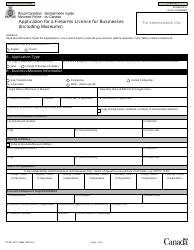 Form RCMP GRC5486 Application for a Firearms Licence for Businesses (Including Museums) - Canada, Page 4
