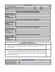 Request for Written Verification Application - Medical Imaging &amp; Radiation Therapy Program (Mirtp) - New Mexico, Page 2
