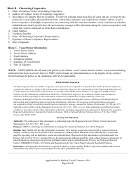 Application for America Fisheries Act (Afa) Inshore Vessel Contract Fishing Notifications, Page 3