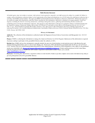 Application for American Fisheries Act (Afa) Inshore Catcher Vessel Cooperative Permit, Page 6