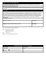 Form F-00004 Health and Employment Counseling (Hec) Application - Wisconsin, Page 4