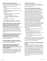 Formulario DHS-3164-SPA Solicitud De Servicios De Retencion De Ingresos Solamente (No IV-D) (Para El Procesamiento De Ordenes Judiciales De Manutencion) - Minnesota (Spanish), Page 4