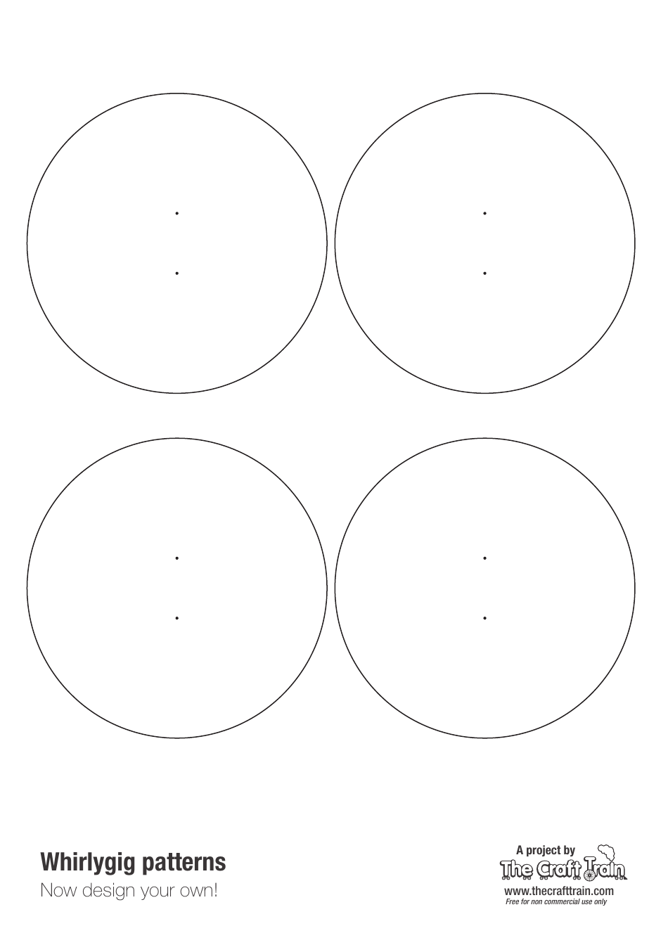 Whirlygig Templates - 4 Per Page, Page 3