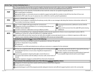 Form DHS-8368-ENG Necessity of Care Recommendation/Referral Checklist - Minnesota, Page 2