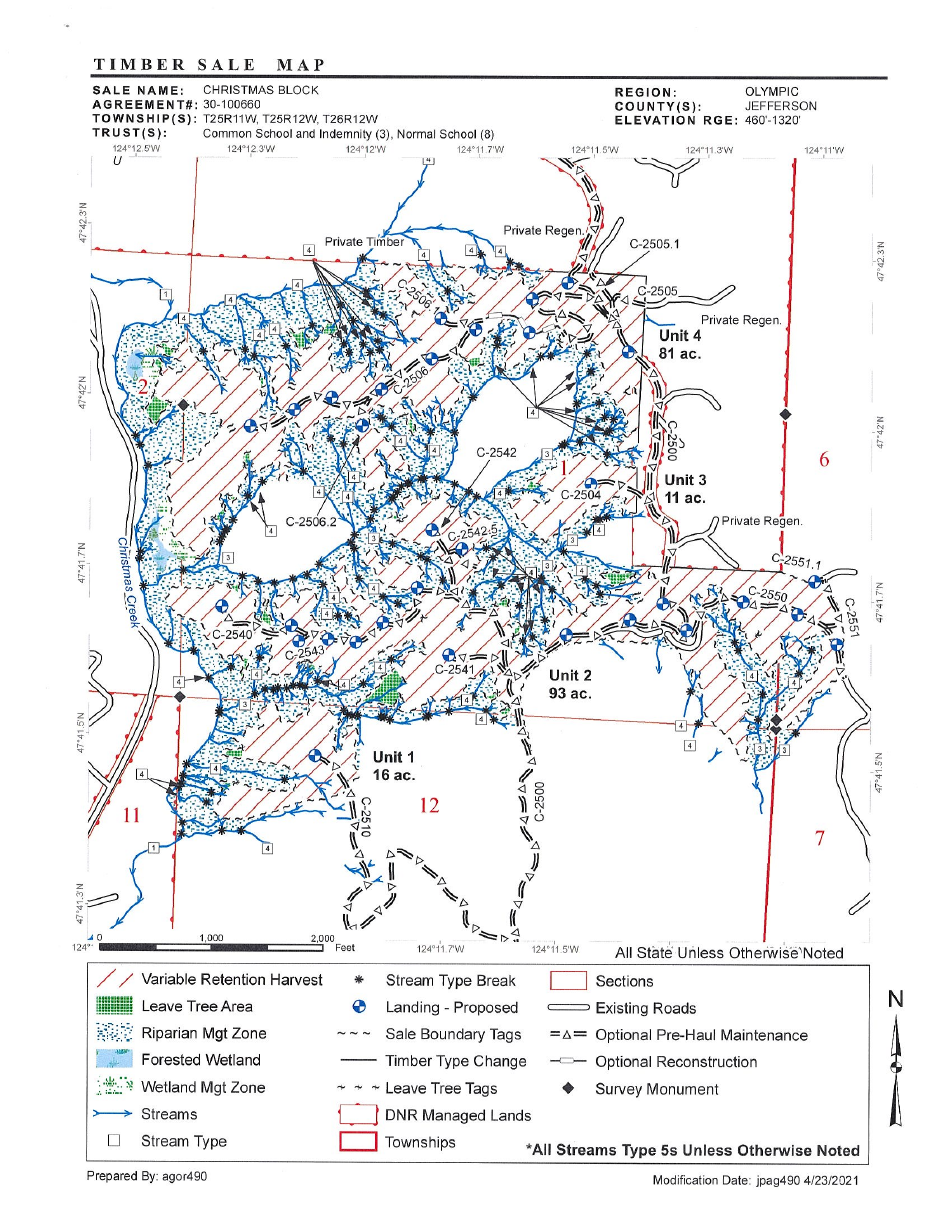 Olympic Region Firewood Cutting Permit - Christmas Block - Washington, Page 3