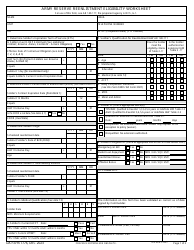 Document preview: DD Form 7776 Army Reserve Reenlistment Eligibility Worksheet