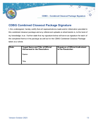 Appendix 12-1 Cdbg Combined Closeout Package - California, Page 14