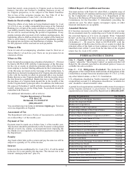 Form 64 Virginia Bank Franchise Tax Return - Virginia, Page 5