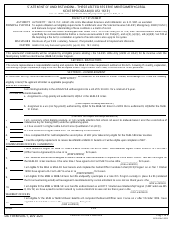 DA Form 5435-1 Statement of Understanding - the Selected Reserve Montgomery Gi Bill Kicker Program (10 Usc 16131)