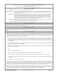 Document preview: DA Form 5435 Statement of Understanding - the Selected Reserve Montgomery Gi Bill