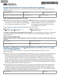 Form DHS-4117-SOM Automatic Recurring Withdrawal Authorization Form - Minnesota (Somali), Page 3