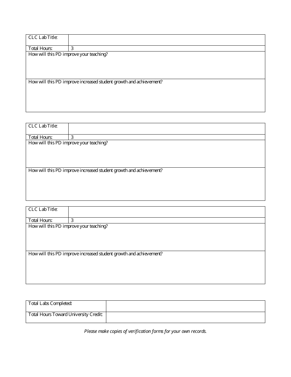 Cognia Learning Community Lab Completion for Credit Form via Edutech - North Dakota, Page 2