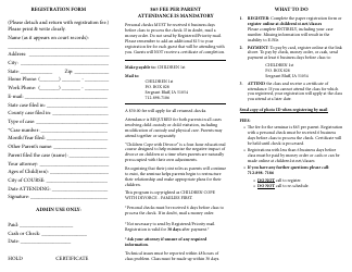 Children First Registration Form - Iowa