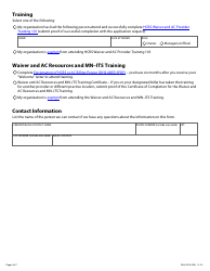 Form DHS-4015-ENG Home and Community Based Services (Hcbs) - Provider Enrollment Application - Minnesota Health Care Programs (Mhcp) - Minnesota, Page 6
