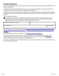 Form DHS-4015-ENG Home and Community Based Services (Hcbs) - Provider Enrollment Application - Minnesota Health Care Programs (Mhcp) - Minnesota, Page 7