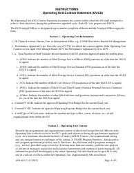 Form AID463-5 Operating Unit Context Statement, Page 4