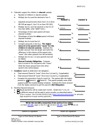 Form DR-308 Hybrid Custody Child Support Calculation - Alaska, Page 2