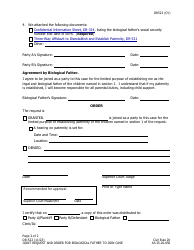 Form DR-523 Joint Request for Biological Father to Join Case to Establish Paternity - Alaska, Page 2