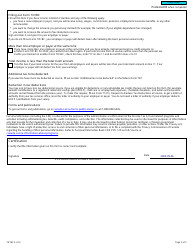 Form TD1BC British Columbia Personal Tax Credits Return - Canada, Page 2