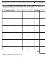 Form 103-N (State Form 23000) Information Return of Not Owned Personal Property - Indiana, Page 2