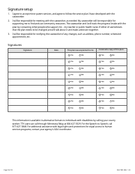 Form DHS-7981-ENG Minor Parent Assessment and Service Plan - Minnesota, Page 23