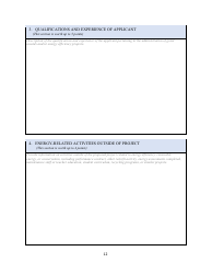 Energy-Efficient Retrofits of Wastewater Treatment Facilities Grant Application - Alabama, Page 13