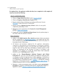 Energy-Efficient Retrofits of Wastewater Treatment Facilities Grant Application - Alabama, Page 18