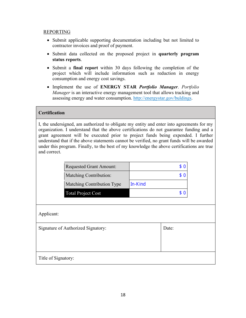 Energy-Efficient Retrofits of Wastewater Treatment Facilities Grant Application - Alabama, Page 19