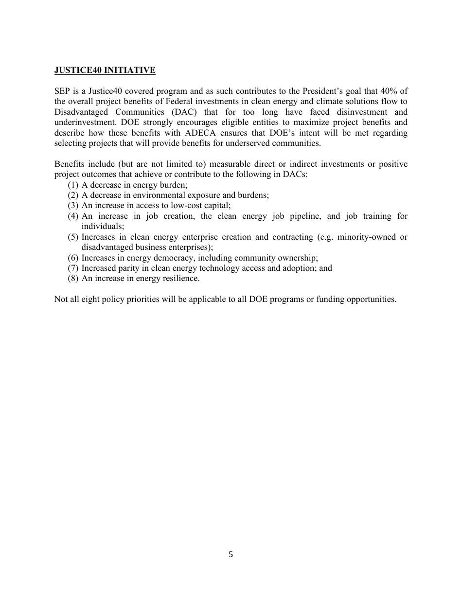 Energy-Efficient Retrofits of Wastewater Treatment Facilities Grant Application - Alabama, Page 6