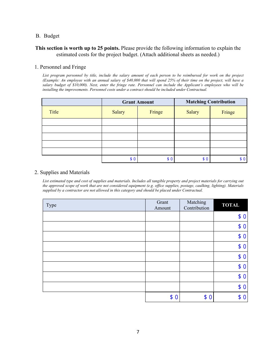Energy-Efficient Retrofits of Wastewater Treatment Facilities Grant Application - Alabama, Page 8