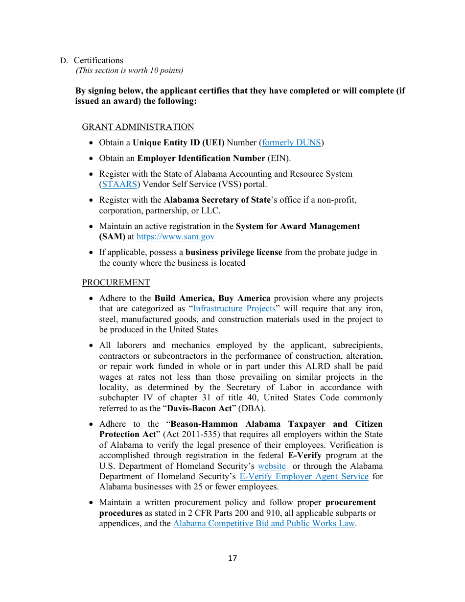 Energy-Efficient Retrofits Grant Application - Alabama, Page 18