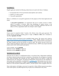 Energy-Efficient Retrofits Grant Application - Alabama, Page 4