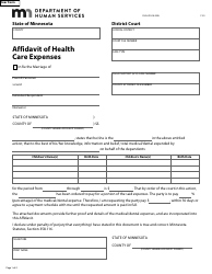 Form DHS-4931-ENG Unreimbursed and/or Uninsured Medical/Dental Expenses Packet - Minnesota, Page 5