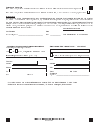 Form IT-40RNR (State Form 44406) Reciprocal Nonresident Indiana Individual Income Tax Return - Indiana, Page 2