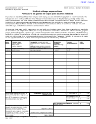 Document preview: Medical Mileage Expense Form (For Mileage After 01/01/2024) - California (English/Spanish)