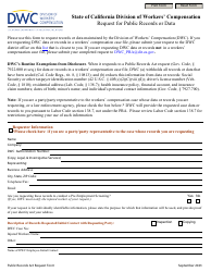 Document preview: Request for Public Records or Data - California