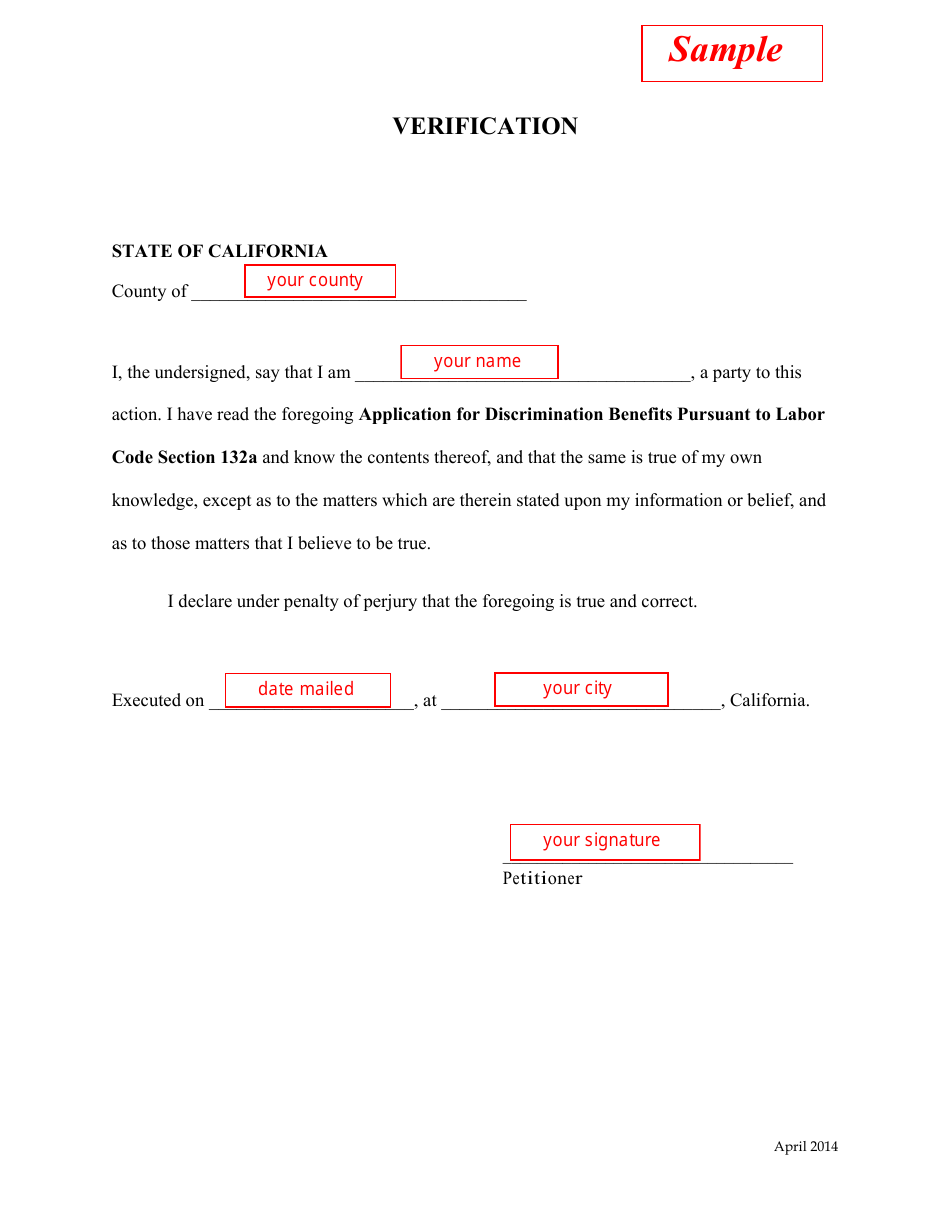Form IA7 Information  Assistance Unit Guide - How to File a Petition for Discrimination (Labor Code Section 132a) - California, Page 10