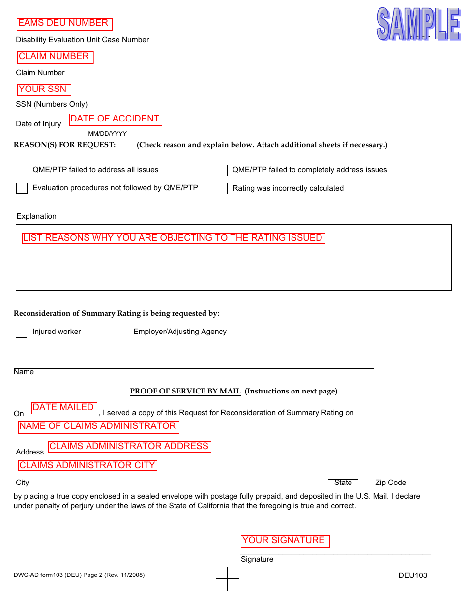 Form IA3 Information  Assistance Unit Guide - How to Object to Your Summary Rating - California, Page 5