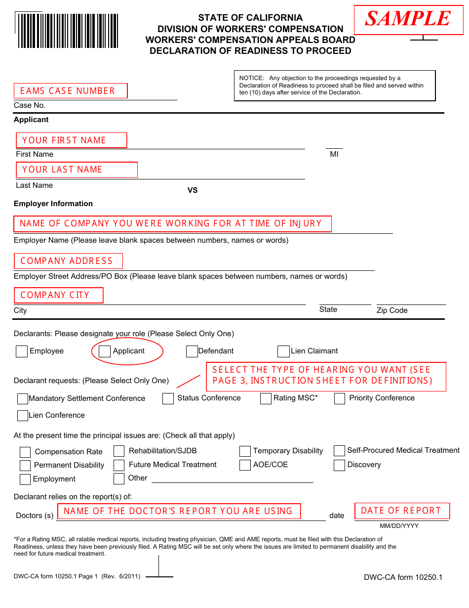 Form IA5 Information  Assistance Unit Guide - How to File a Declaration of Readiness to Proceed - California, Page 9