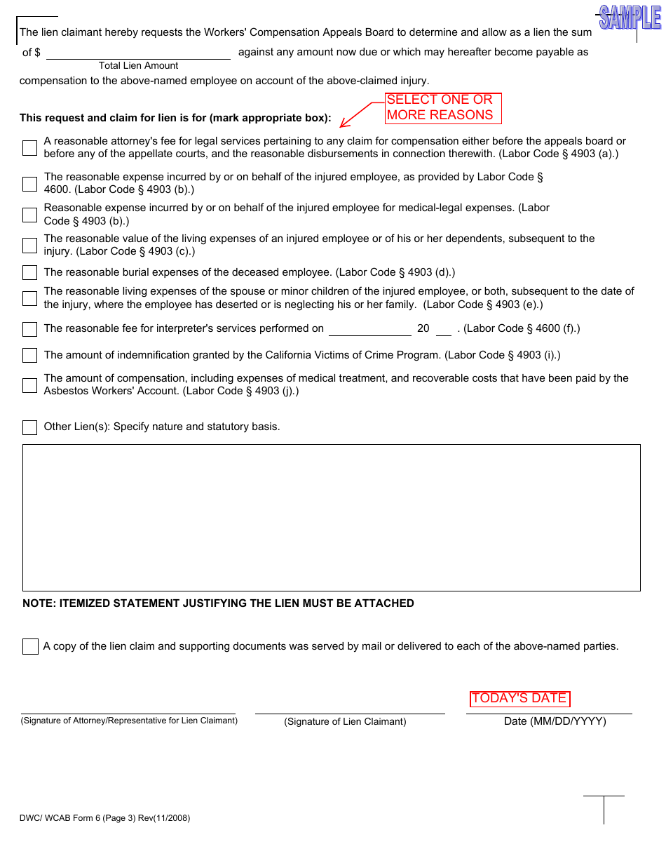 Form IA10 Information  Assistance Unit Guide - How to File a Lien - California, Page 11