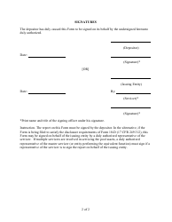 Form ABS-EE (SEC Form 2910) Form for Submission of Electronic Exhibits for Asset-Backed Securities, Page 2