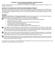 Unforeseeable Emergency Withdrawal Request Form - Nc 457 Plan - North Carolina, Page 11