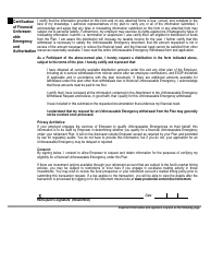 Unforeseeable Emergency Withdrawal Request Form - Nc 457 Plan - North Carolina, Page 6