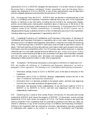 Mutual Nondisclosure and Confidentiality Agreement - Michigan, Page 4