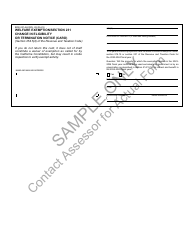 Form BOE-231-AH Welfare Exemption/Section 231 Change in Eligibility or Termination Notice - Sample - California, Page 2